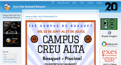 Desktop Screenshot of creualtabasquet.cat
